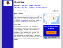 Tablet Screenshot of illinois-map.org